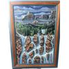 Image 1 : Paul Lalande Original Mountain Waterfall Landscape Painting 24”x35.5”