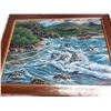 Image 1 : Paul Lalande 2003 Original Coastal Landscape Painting, 39"x31" Framed