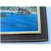 Image 3 : Paul Lalande 2001 Framed Mountain Landscape Painting, 32.5" x 26.5"