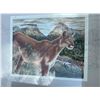 Image 2 : Paul Lalande Framed Puma Landscape Painting, 19.5x15.5, Frame 31x27.5