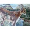 Image 4 : Paul Lalande Framed Puma Landscape Painting, 19.5x15.5, Frame 31x27.5