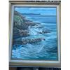 Image 1 : Paul Lalande Original Coastal Landscape Painting, 24x20, Framed 29x25