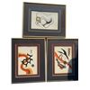 Image 1 : Jackson Beardy Framed Print Lot, Set of 3, Indigenous Art