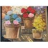 Image 2 : Paul Lalande 2001 Framed Floral Still Life Painting, 24x21 Frame
