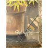 Image 3 : Paul Lalande 2001 Framed Floral Still Life Painting, 24x21 Frame