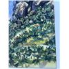 Image 3 : Original Signed Waterfall Landscape Painting by Paul Lalande, 17.5”x9.5”