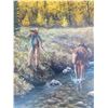 Image 4 : Paul Lalande 2001 Western Mountain Landscape Painting, 28 x 25