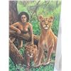 Image 3 : Paul Lalande 2002 Original Jungle Scene Painting, 24 x 36 Inches