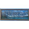 Image 1 : Paul Lalande 2003 Original Landscape Oil Painting, Framed 38.5" x 15"