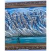 Image 3 : Paul Lalande 2003 Original Landscape Oil Painting, Framed 38.5" x 15"