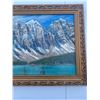 Image 4 : Paul Lalande 2003 Original Landscape Oil Painting, Framed 38.5" x 15"