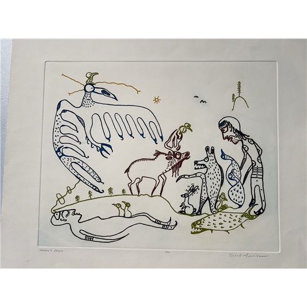 Norval Morrisseau "Shaman's Dream" Limited Edition Print, 26"x22"