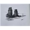 Image 11 : 4 Signed Rural Pen Drawings, 24”x18.5”