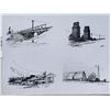Image 2 : 4 Signed Rural Pen Drawings, 24”x18.5”