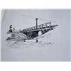Image 9 : 4 Signed Rural Pen Drawings, 24”x18.5”