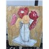 Image 4 : Two Original Paintings: Landscape and Floral, 24.5” x 29”