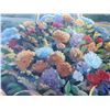 Image 4 : Paul Lalande 32”x24” Still Life Painting With Flowers and Apples