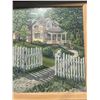 Image 2 : Original Signed House Landscape Painting by Paul Lalande, 24"x28.5"