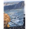 Image 3 : Paul Lalande 2013 Painting, Fisherman and Dog, 37 x 29 Inches