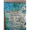 Image 2 : Paul Lalande 2003 Framed Original Tiger Waterfall Painting, 27x39 Frame