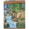 Image 3 : Paul Lalande 2003 Framed Original Tiger Waterfall Painting, 27x39 Frame