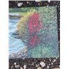 Image 2 : Paul Lalande River Landscape Painting, 25.5 x 15.5 in