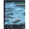 Image 3 : Paul Lalande River Landscape Painting, 25.5 x 15.5 in