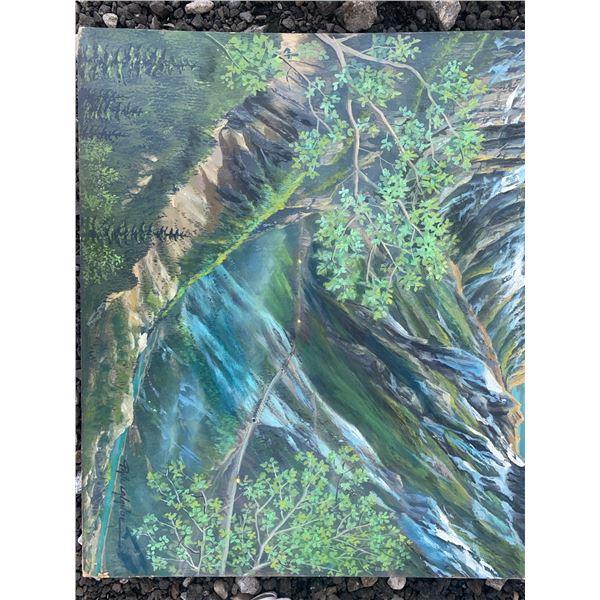 Landscape Painting by Paul Lalande, 24 x 20.5 Inches