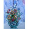 Image 2 : Paul Lalande Flower Bouquet Watercolour, Sealed, 12x9 Inches