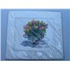 Image 1 : Paul Lalande Floral Watercolour, 13x10.5 in, Sealed