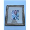 Image 1 : Paul Lalande Floral Painting, 7 x 5.5 in, Framed 14.5 x 13 in