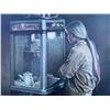 Image 2 : 21.5x16.5 Signed Art Print "Delicious" Popcorn Stand Scene