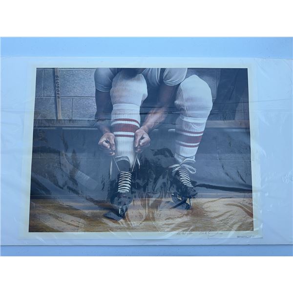 Rob MacDougall Signed Hockey Print 22x16.5 Inches