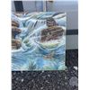 Image 3 : Original Waterfall Painting by Paul Lalande, 22 x 16 Inches