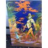 Image 2 : Original Signed Fantasy Artwork, 20 by 24 Inch Canvas