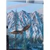 Image 2 : Paul Lalande Oil Painting, Mountain Scene, 24 by 20 Inches