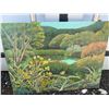 Image 1 : Signed Landscape Oil Painting, 23.5 by 18 Inches