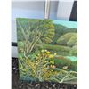 Image 2 : Signed Landscape Oil Painting, 23.5 by 18 Inches