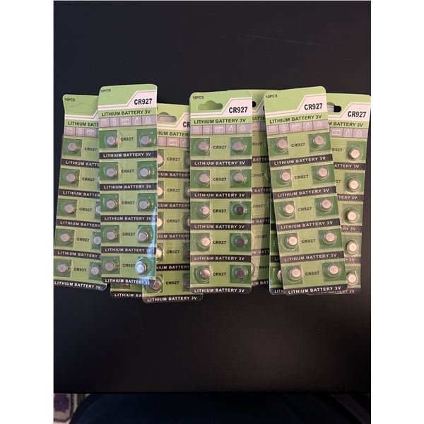 Lot of 100 Lithium Batteries 3V CR927