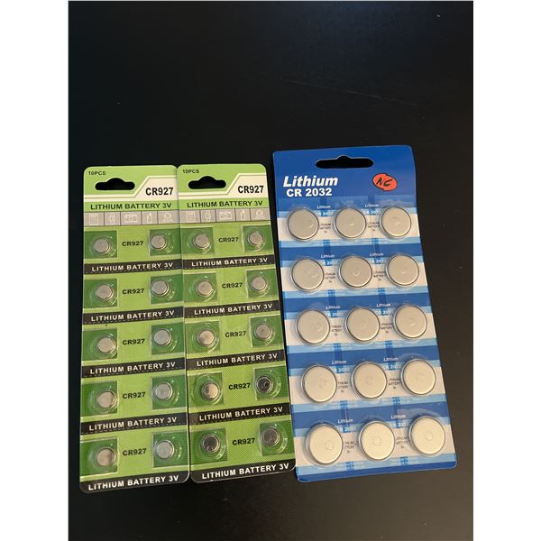 Lot of Batteries CR2032 and CR927
