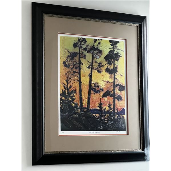 TOM THOMSON "Pine Trees at Sunset"  Limited Edition Original Seven with COA