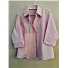 Image 2 : Lot of 10 Women’s Pink Stripe 3/4 Sleeve Business Shirt NWT Size US 6