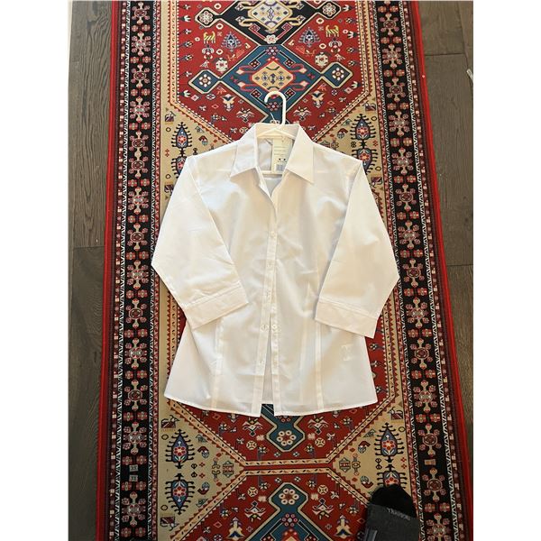 Lot of 5 New Biz Collection Women’s Business Shirts white