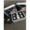 Image 1 : Lot of 3 New Ceramic Sake Sets – Japanese Style 5-Piece Gift Sets with Gift Boxes
