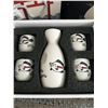 Image 2 : Lot of 3 New Ceramic Sake Sets – Japanese Style 5-Piece Gift Sets with Gift Boxes
