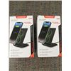 Image 1 : Set of 2 HyperGear ChargeStand Pro 10W Wireless Fast Charger s NEW