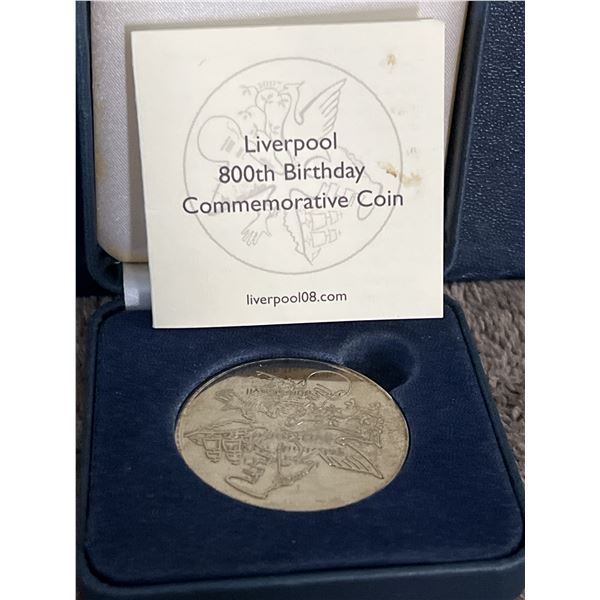 Liverpool 800th Birthday Commemorative Medal — 1207–2007