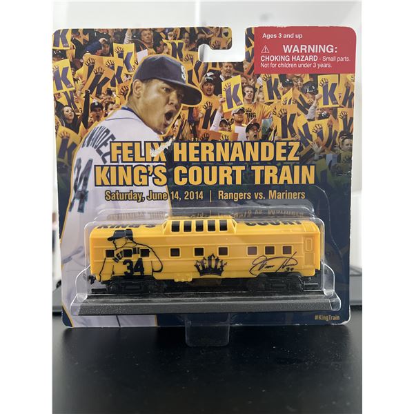 2014 Seattle Mariners Félix Hernández “King’s Court Train” Promotional Co