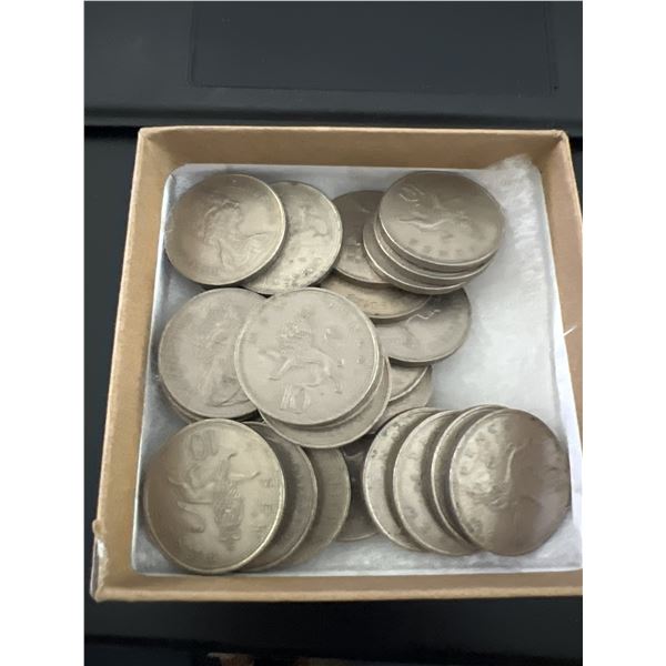 Lot of 30 Canadian Vintage 10-Cent Coins – Mixed Dates