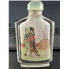 Image 2 : Vintage Chinese Inside-Painted Glass Snuff Bottle with Figural Scenes & Stopper